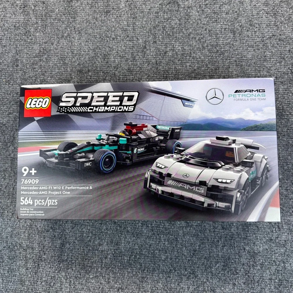 LEGO Speed Champions Mercedes AMG F1‎ W12 E & Project One Set 76909 9+ Retired